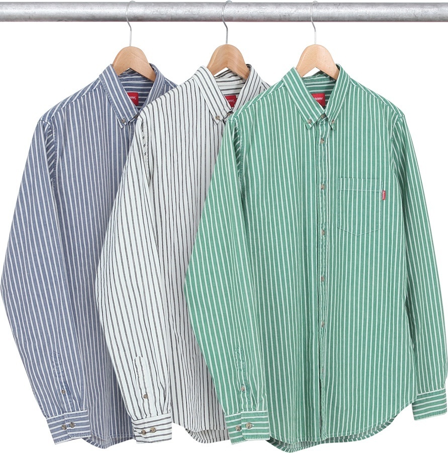 Striped Denim Twill Shirt